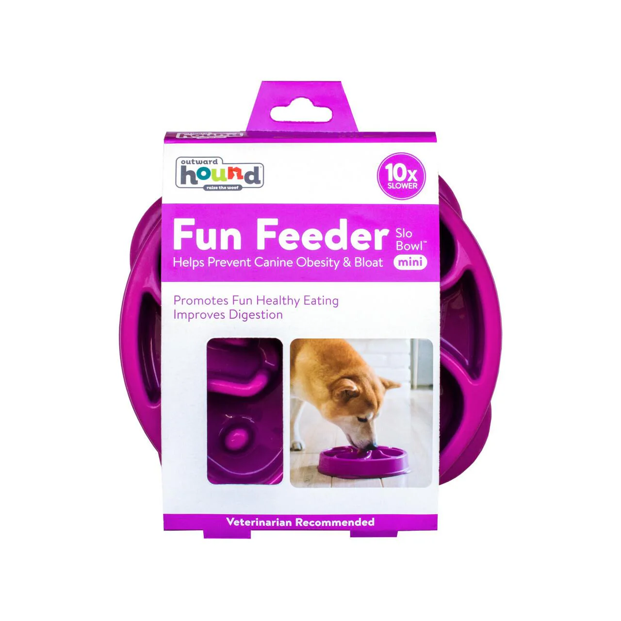 Outward Hound Fun Feeder Slo Bowl - Med/Mini - Image 2