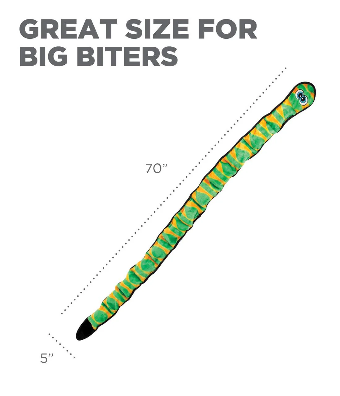 Outward Hound Invincibles Snake - Multiple Sizes - Image 6