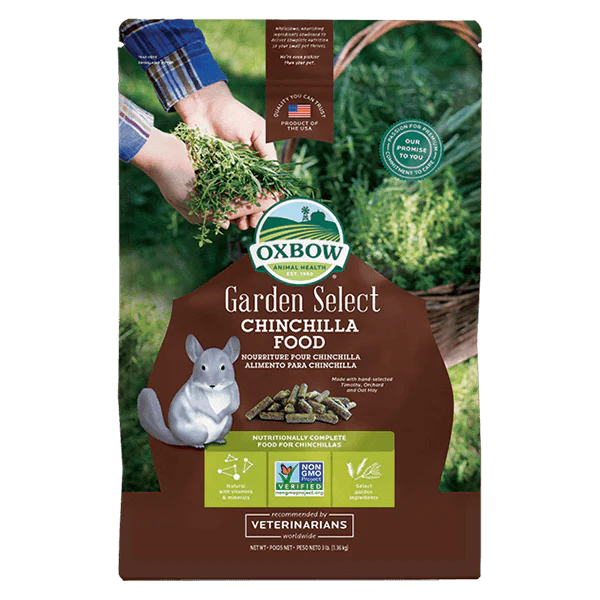 Oxbow Garden Select Chinchilla Food - 1.36Kg