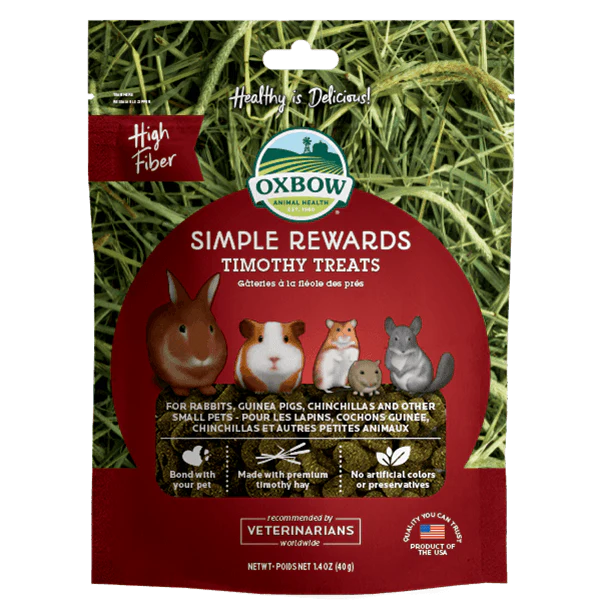Oxbow Simple Rewards Timothy Treats 40 g