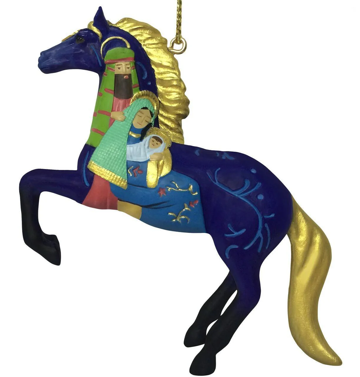 Painted Ponies Ornament - O Holy Night