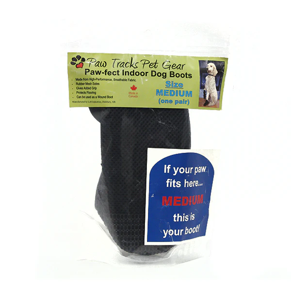 Paw Tracks Pet Paw-fect Indoor Boot Black - Available in Multiple Sizes - Image 27