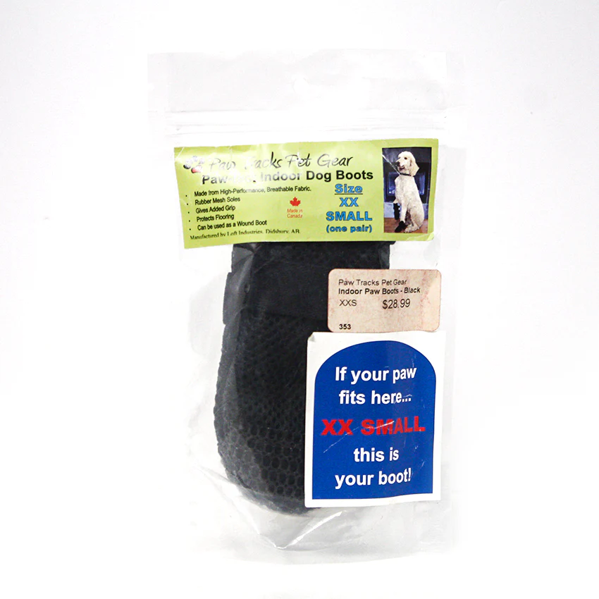 Paw Tracks Pet Paw-fect Indoor Boot Black - Available in Multiple Sizes - Image 54