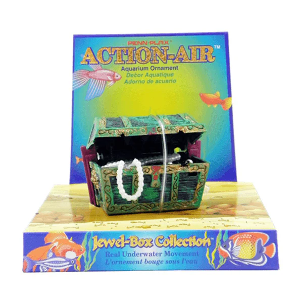 Penn Plax Action Air Treasure Chest - Small - Image 2