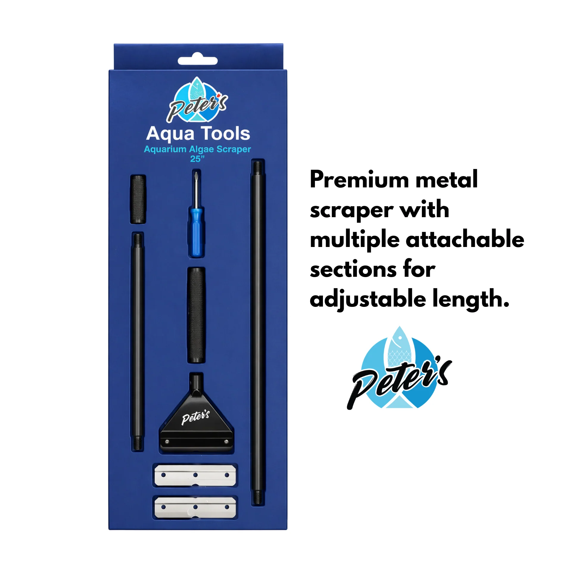 Peter’s Aqua Tools Aquarium Algae Scraper 25”
