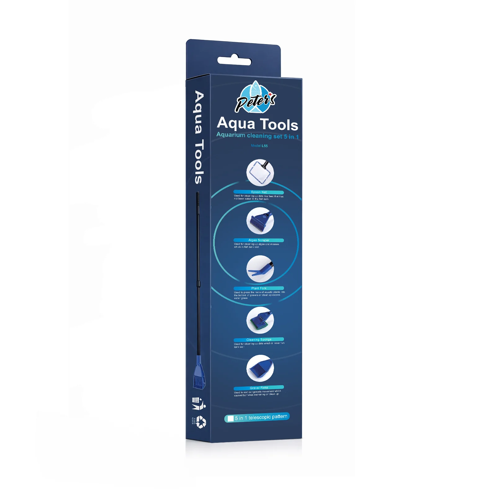 Peter's Aqua Tools 5-in-1 Cleaning Tool