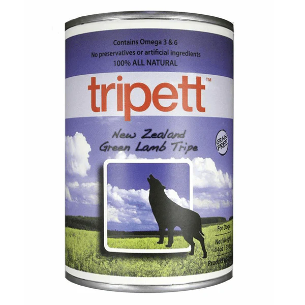 Pet Kind Tripett Green Lamb Tripe Dog Food - 369 g