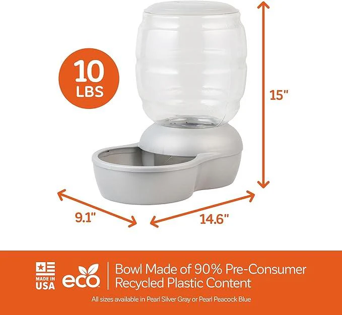 Petmate Replendish Feeder - White 10 lb - Image 5