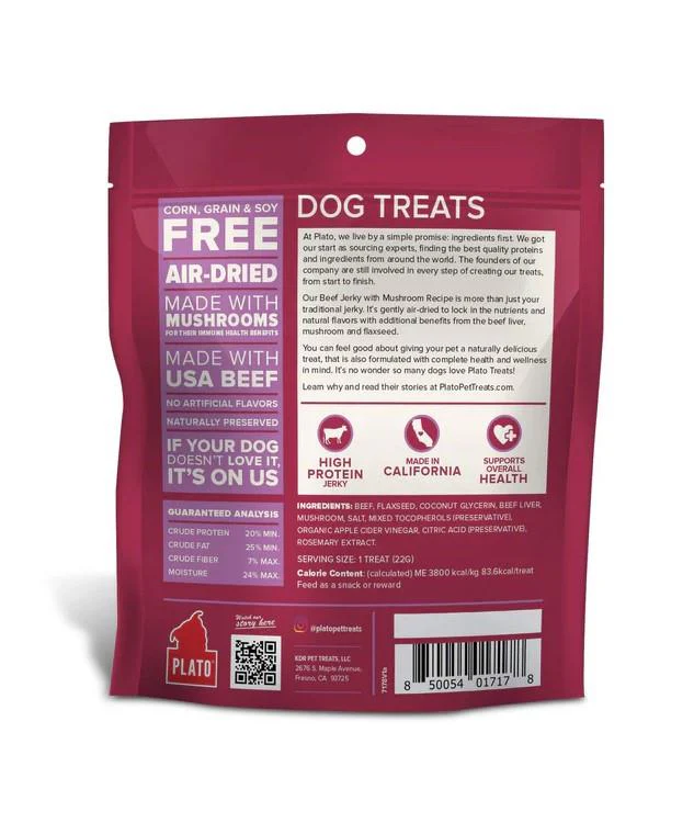 Plato Beef Jerky with Mushroom 198g - Image 2