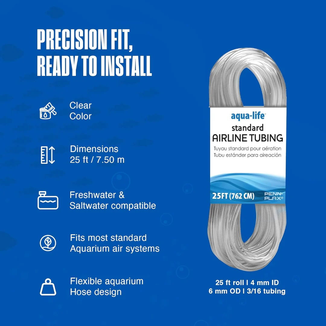 Penn-Plax Aqua-Life Standard Airline Tubing 25ft - Image 4