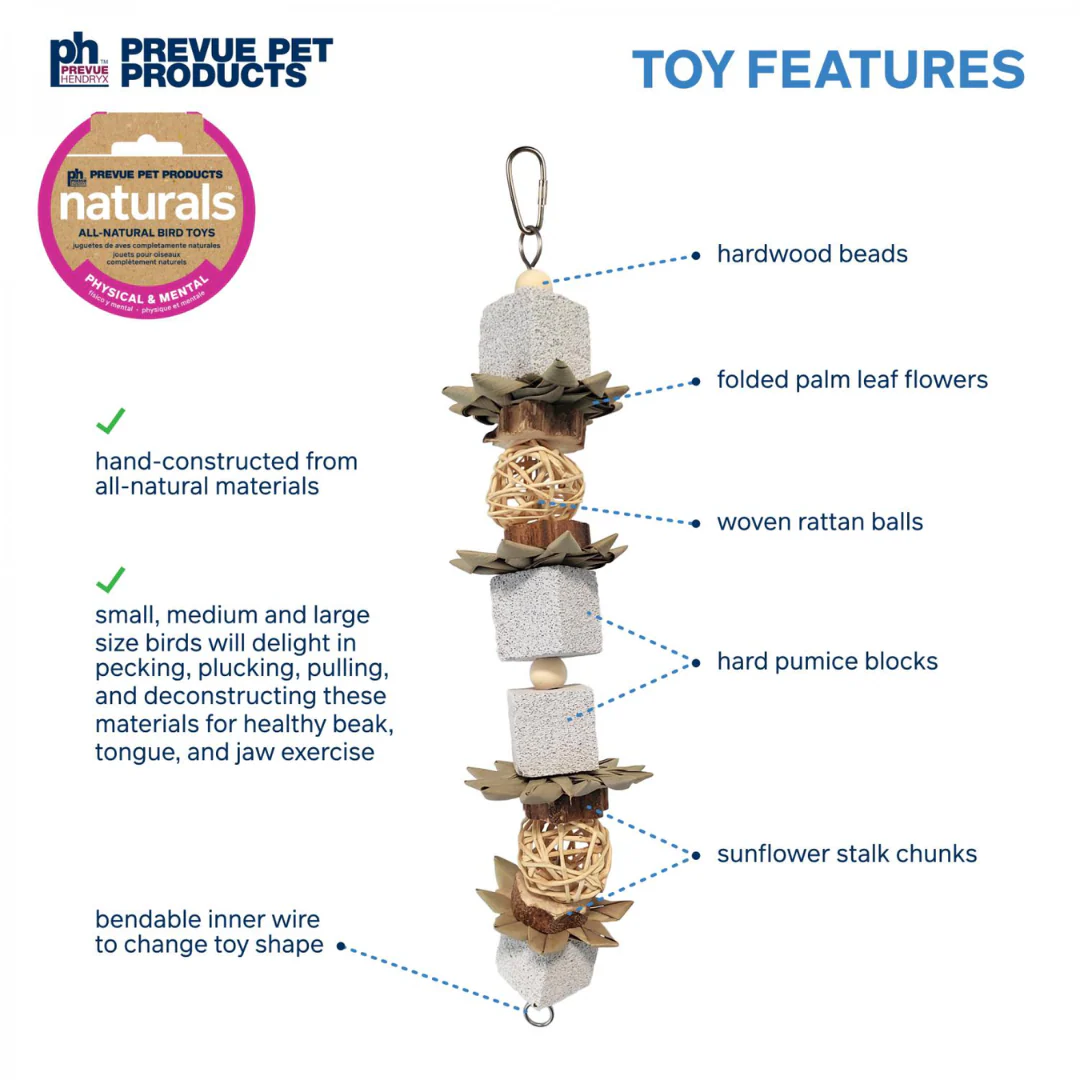 Prevue Pet Products Lava Cubes & Spheres Bird Toy - Image 2