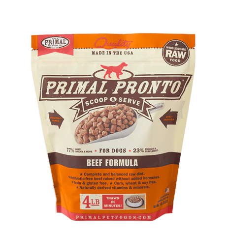 Primal Frozen Raw Pronto Scoop & Serve 1.81kg