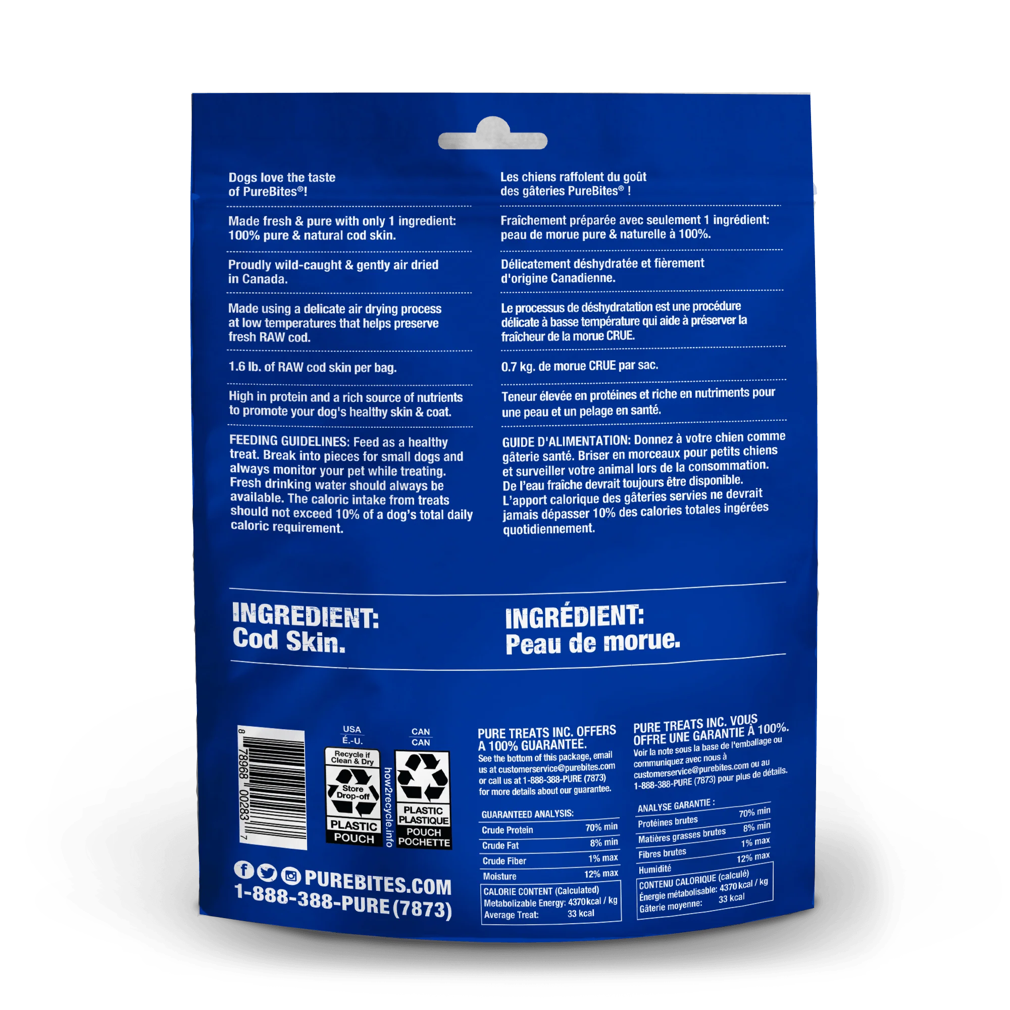 Purebites Cod Skin Jerky - Image 2