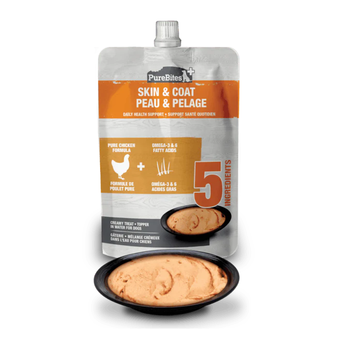 Purebites Squeezables for Dogs - Skin & Coat 2.5oz