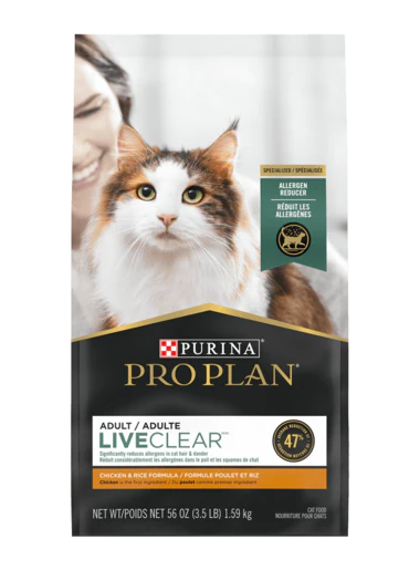 Purina ProPlan Live Clear Chicken & Rice Recipe for Cats 3.18kg
