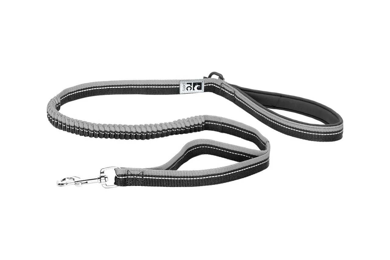 RC Pets Bungee Traffic Leash - Black & Grey - Image 2