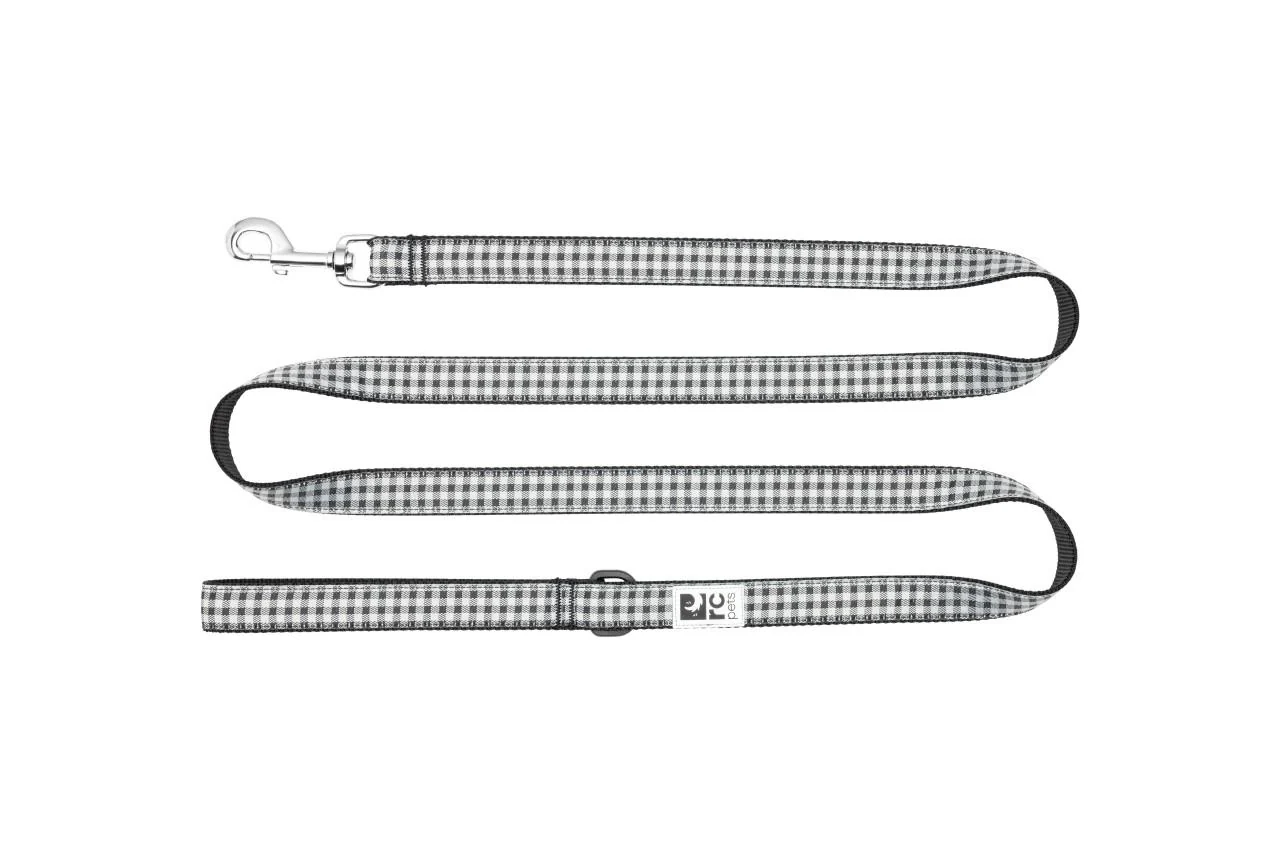 RC Pets Lead - Black Gingham