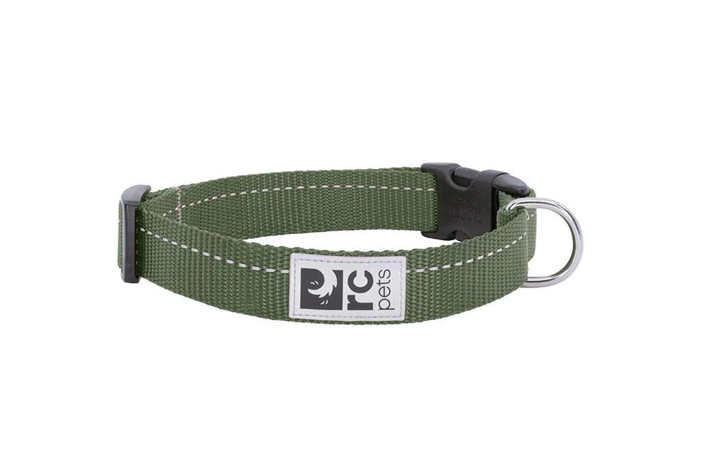 RC Pets Primary Dark Olive Clip Collar - Available in 5 Sizes