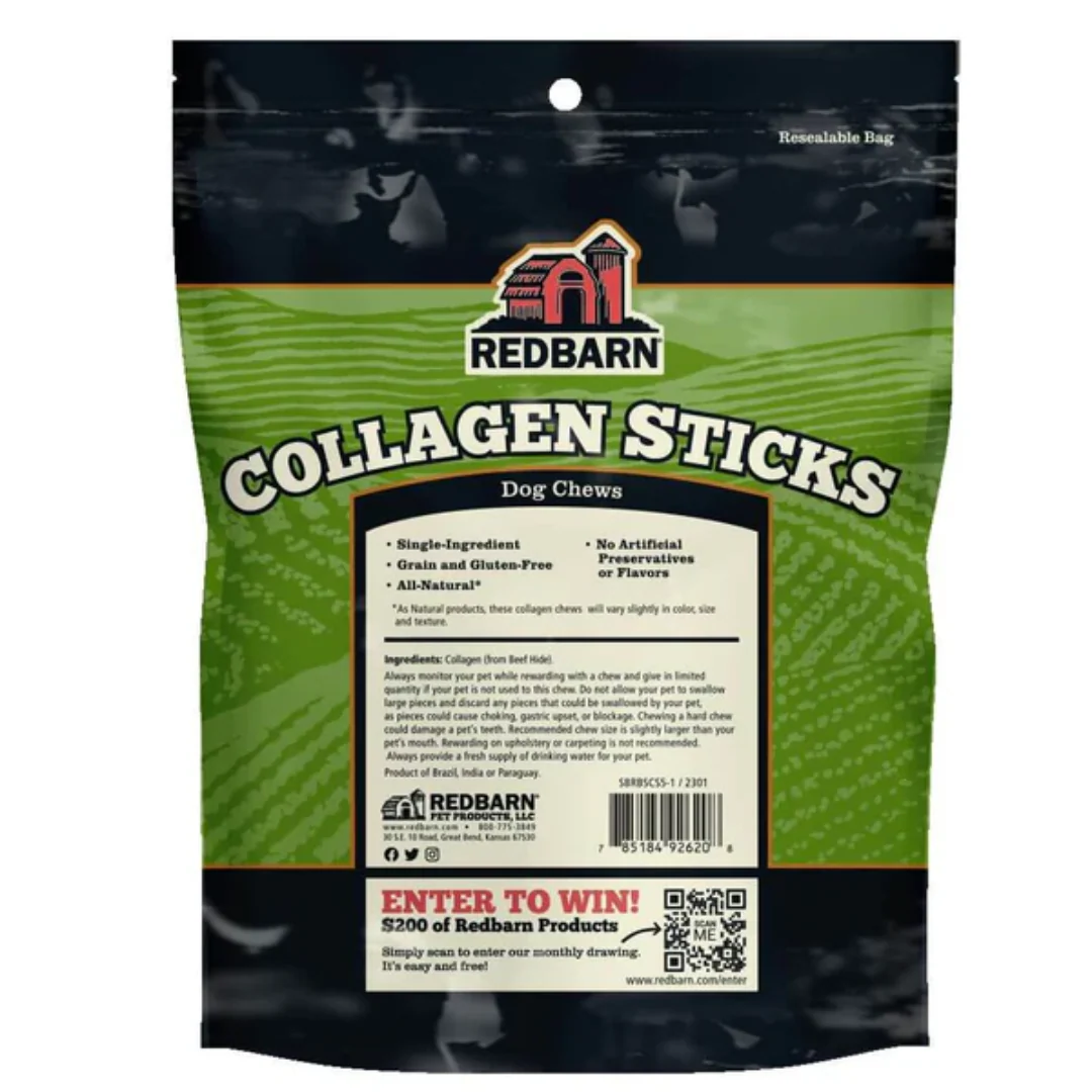 Redbarn Collagen Sticks Dog Chews Small 5-Count 85g - Image 2