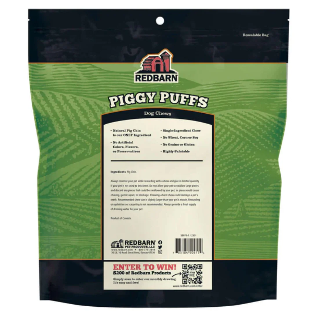 Redbarn Piggy Puffs Dog Chews 454g - Image 2