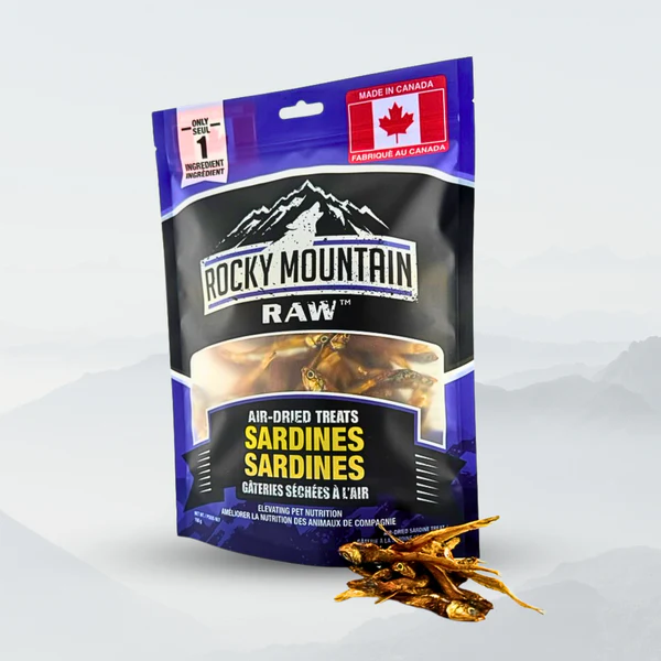 Rocky Mountain Raw Air-Dried Sardines Dog Treats 150g