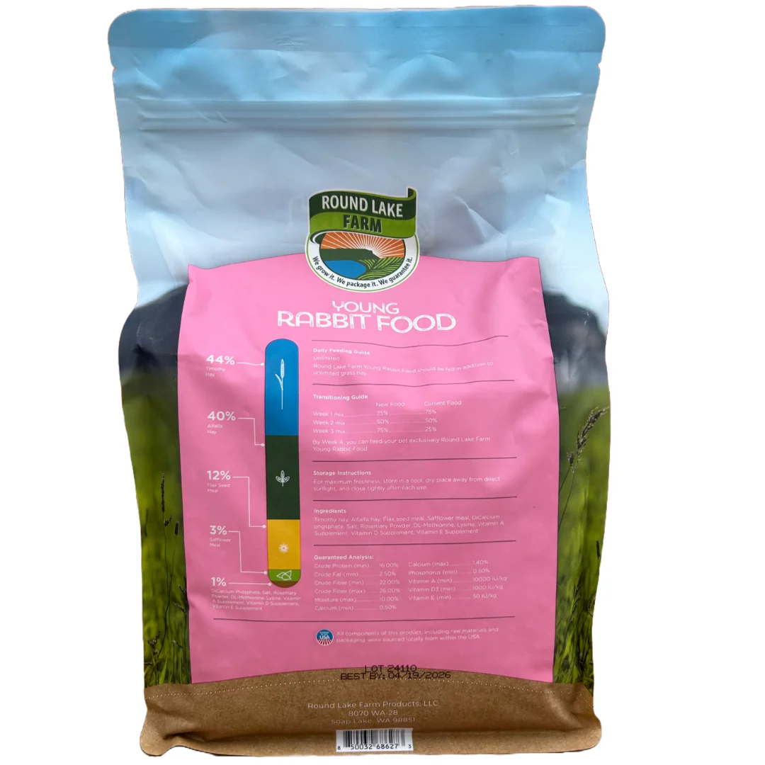 Round Lake Farm Young Rabbit Food - Image 2