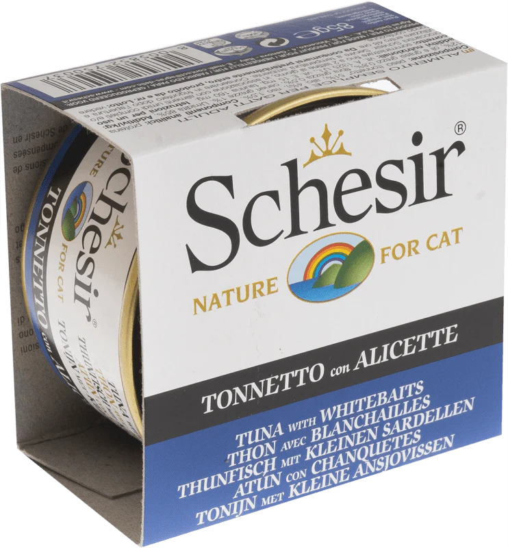 Schesir Adult Cat Food Tuna with Whitebaits 85 g
