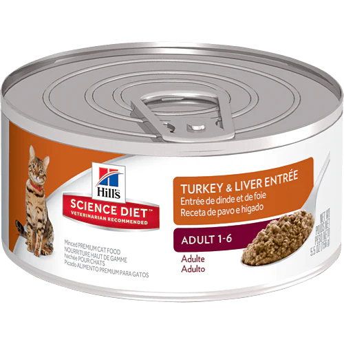 Science Diet Adult Cat Turkey & Liver 156 g