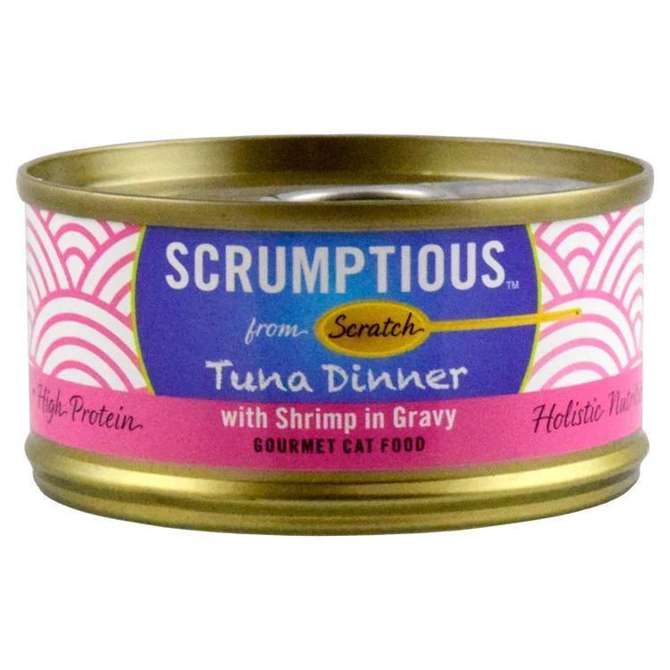 Scrumptious Cat Tuna Dinner with Shrimp 80 g