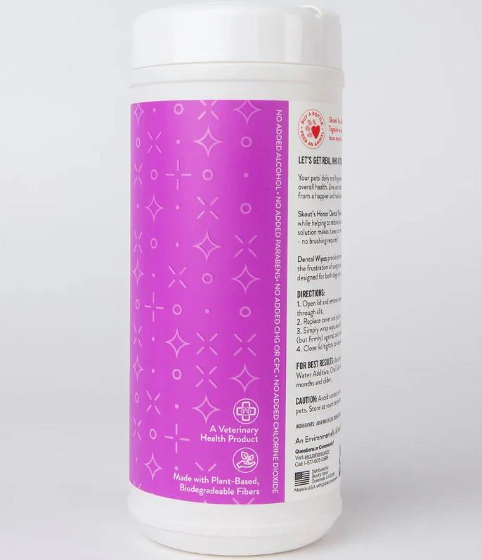 Skout's Honor Dental Wipes - 50 Pack - Image 3