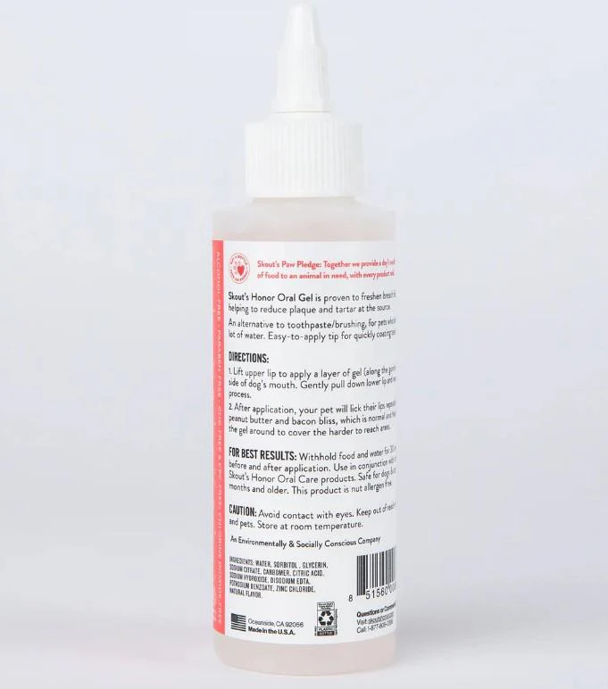 Skout's Honor Oral Gel Peanut Butter & Bacon Flavour 118ml - Image 3