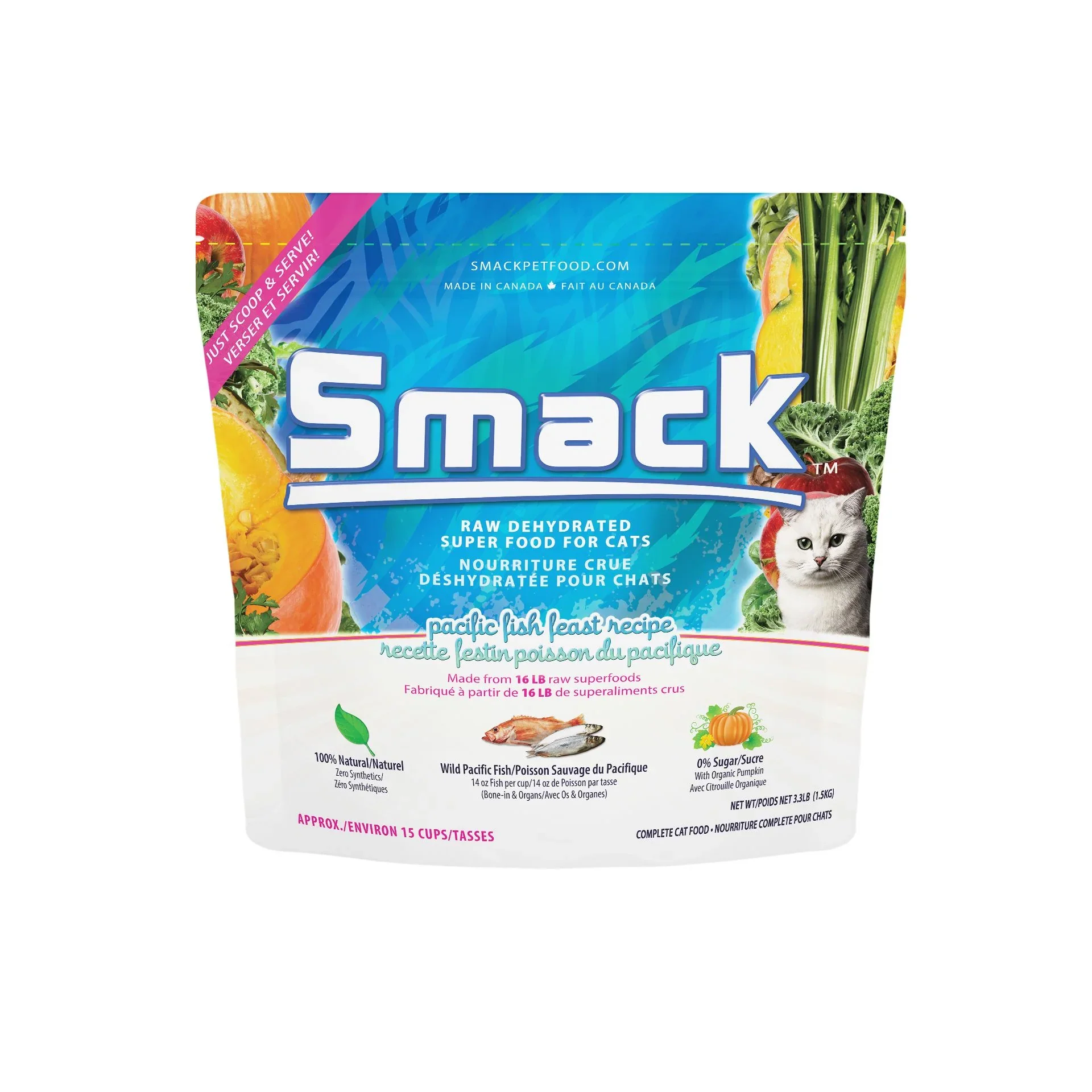Smack Pacific Fish Feast Recipe for Cats - Image 2