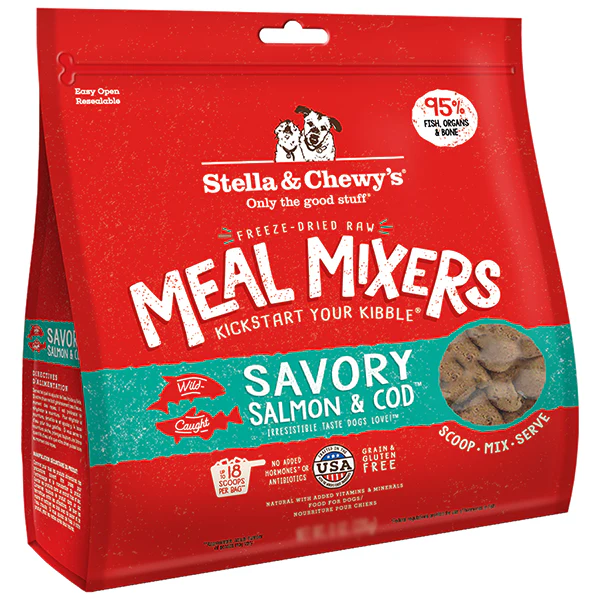 Stella & Chewy's Savory Salmon & Cod Meal Mixers for Dogs