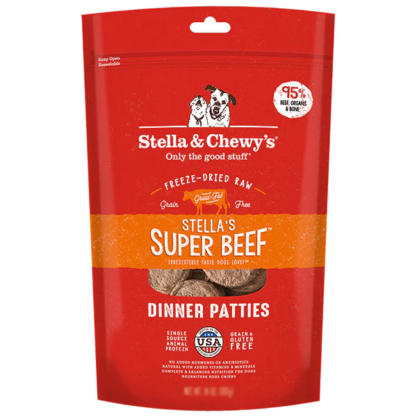 Stella & Chewy's Super Beef Dinner Patties for Dogs