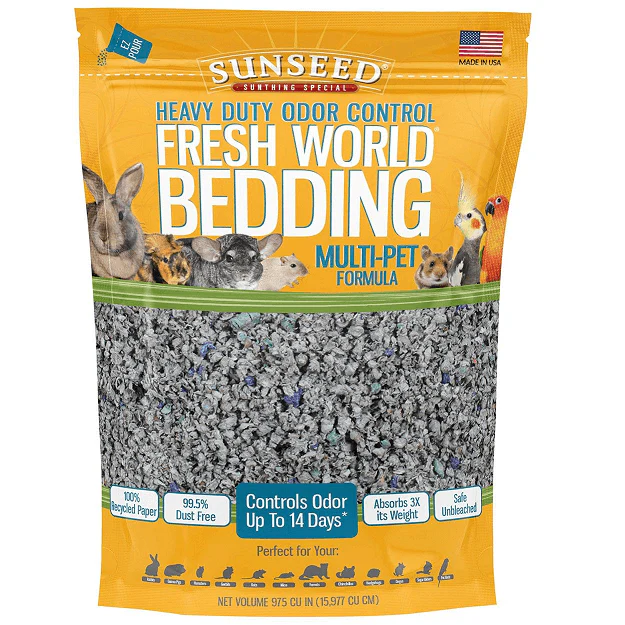 Sun Seed Fresh World Bedding Multi-Pet - Grey