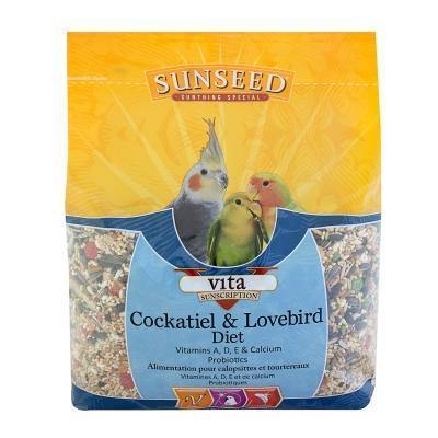 Sunseed Vita Sunscription Cockatiel & Lovebird Diet - 2.26kg