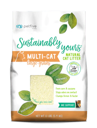 Sustainably Yours Large Grains Cat Litter