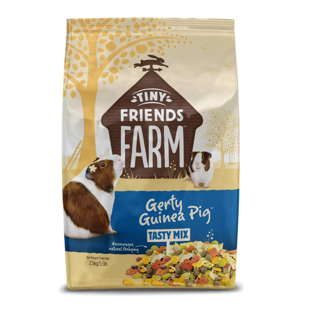 Tiny Friends Farm Gerty Guinea Pig Tasty Mix - 2 Sizes - Image 2
