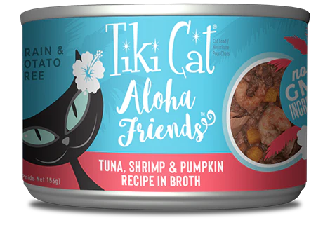 Tiki Cat Aloha Friends Tuna, Shrimp & Pumpkin - 156g