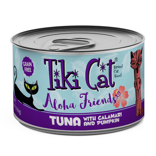 Tiki Cat Aloha Friends Tuna with Calamari & Pumpkin - 156 g