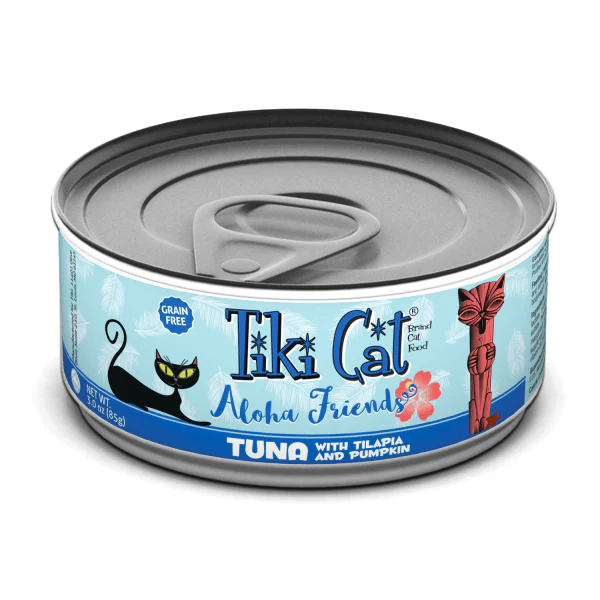 Tiki Cat Aloha Friends Tuna with Tilapia & Pumpkin - 85g