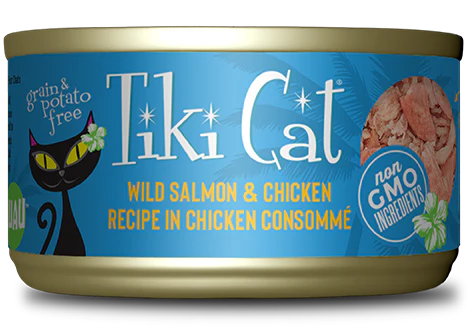 Tiki Cat Luau - Wild Salmon & Chicken 80g