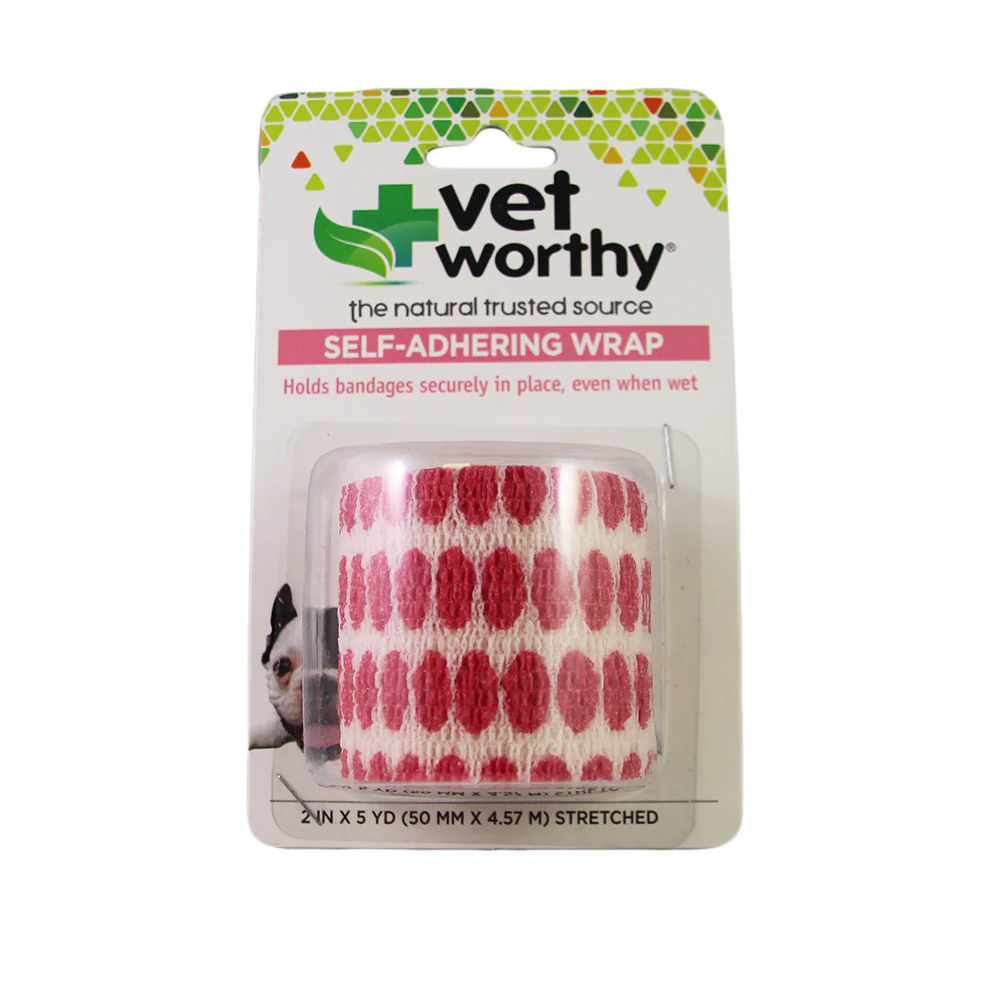 Vet Worthy Self-Adhering Wrap - Dots - Image 2