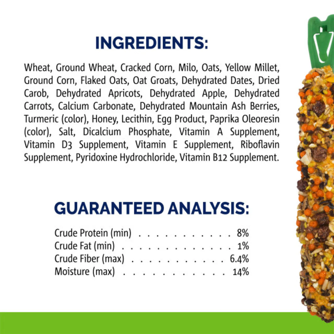 Vitakraft Crunch Sticks Apple & Honey Flavor Hamster Treat 99 - Image 5