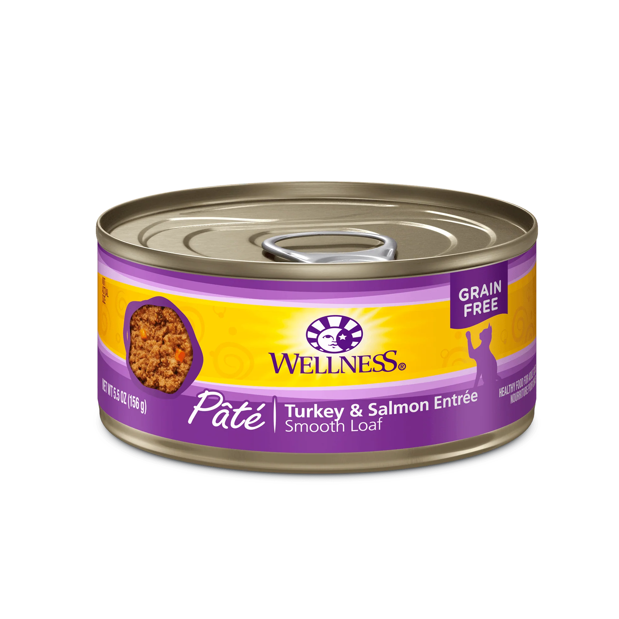 Wellness Cat Turkey & Salmon Pate - 156 g