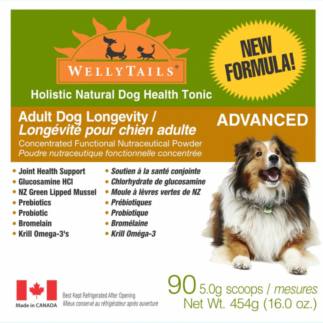 WellyTails Adult Dog Longevity Advanced Supplement 454g
