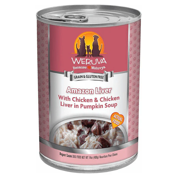 Weruva Amazon Liver Chicken & Chicken Liver in Pumpkin Soup 400 g