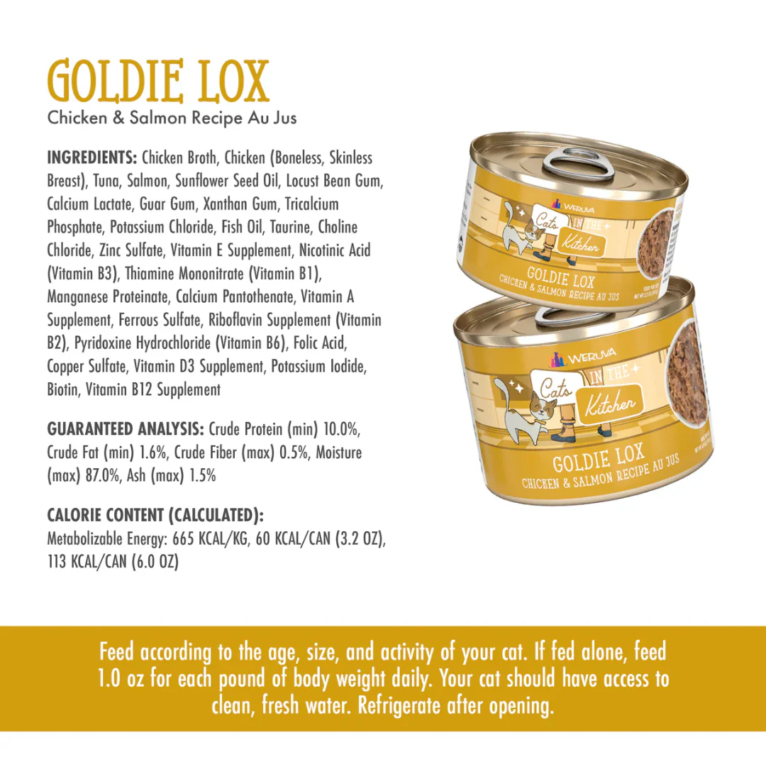 Weruva Cats in the Kitchen Goldie Lox Wet Cat Food 90g - Image 3