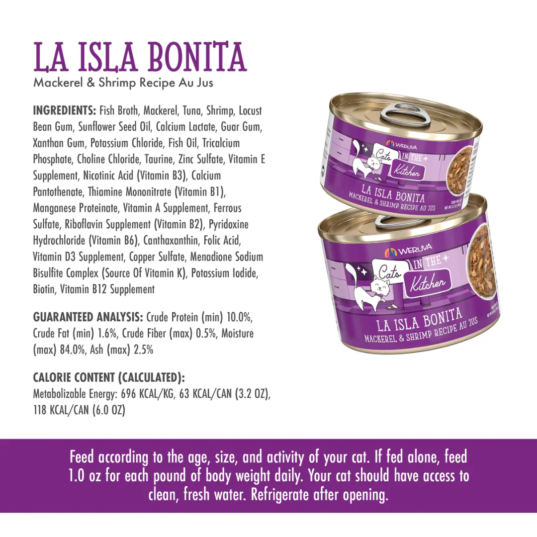 Weruva Cats in the Kitchen La Isla Bonita Wet Cat Food 90g - Image 3