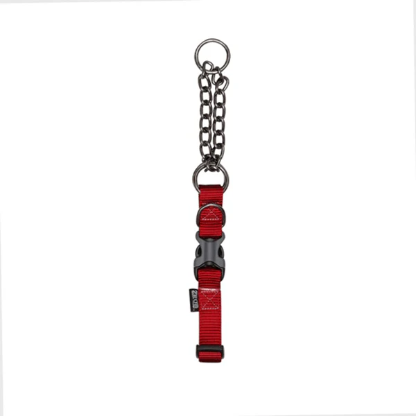 Zeus Deep Red Martingale Collar - Available in 3 Sizes